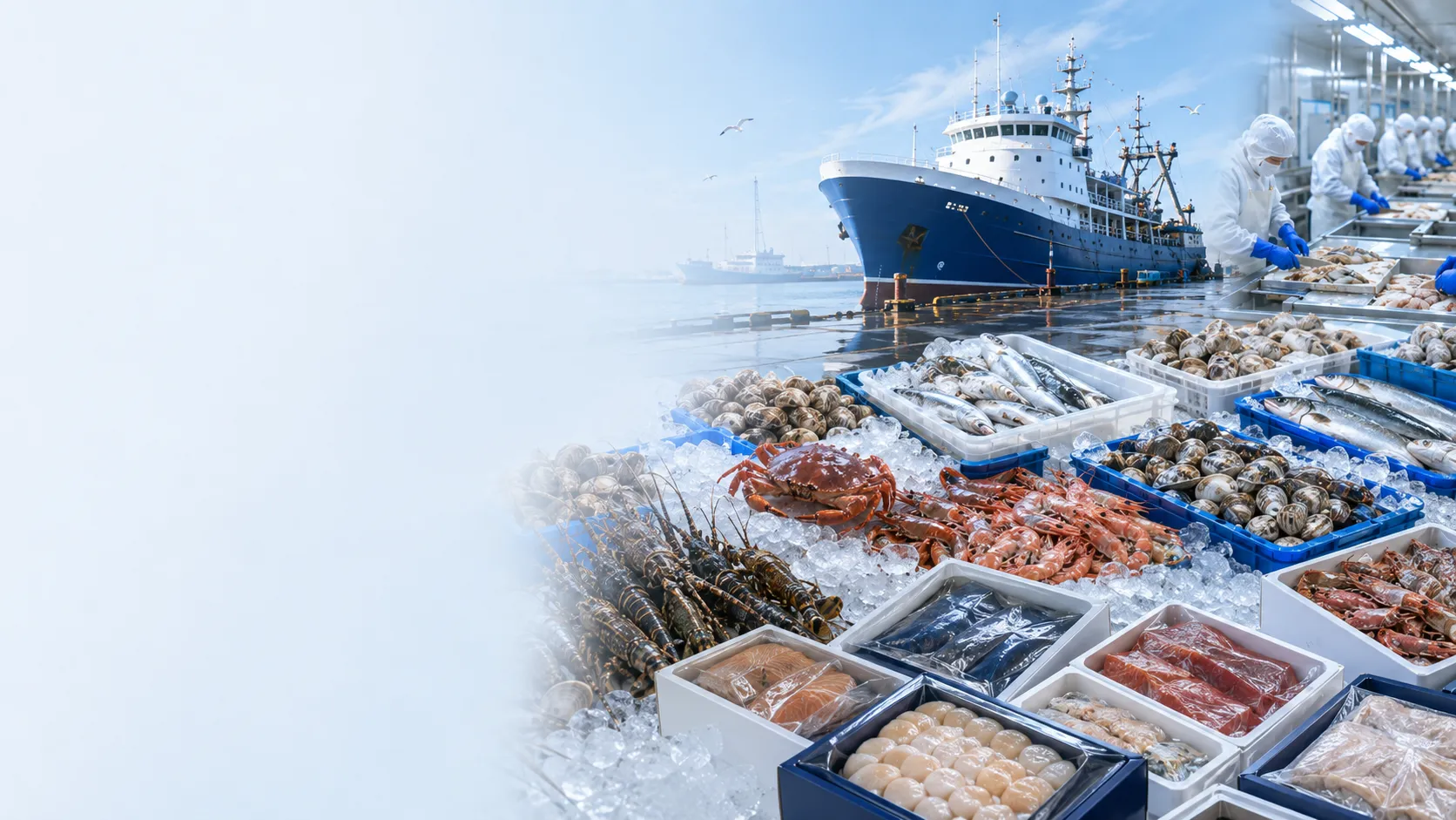Seafood product portfolio banner placeholder